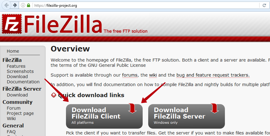 FileZilla - лучший бесплатный FTP-клиент.