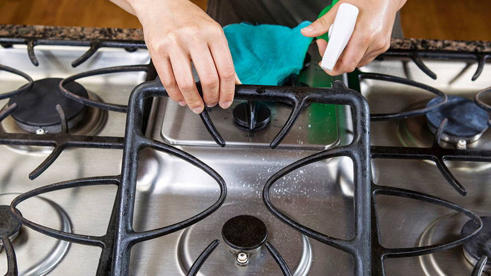 Как правильно чистить решетку газовой плиты