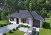 Проектирование блочного дома с 4 спальнями